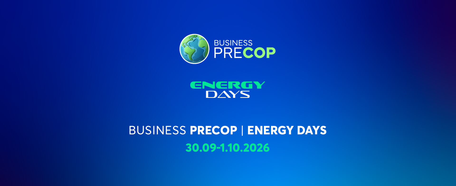 BUSINESS PRECOP, ENERGY DAYS 2026