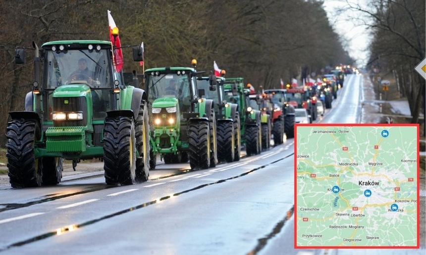 Małopolska. Rolnicy na 9 lutego zapowiedzieli strajk. Lekcje w szkołach ...