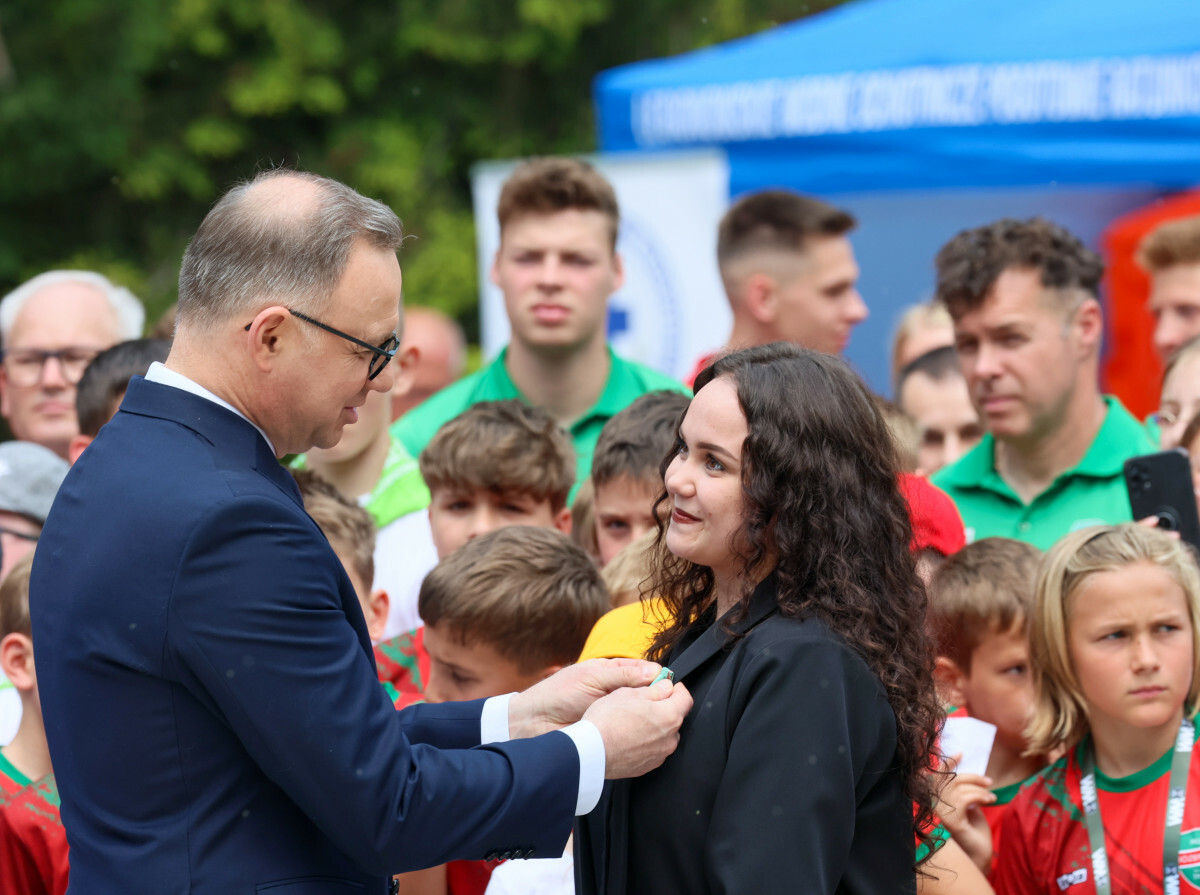 Andrzej Duda na spotkaniu z młodzieżą
