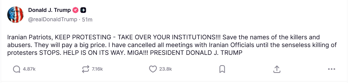 Donald Trump/Truth Social