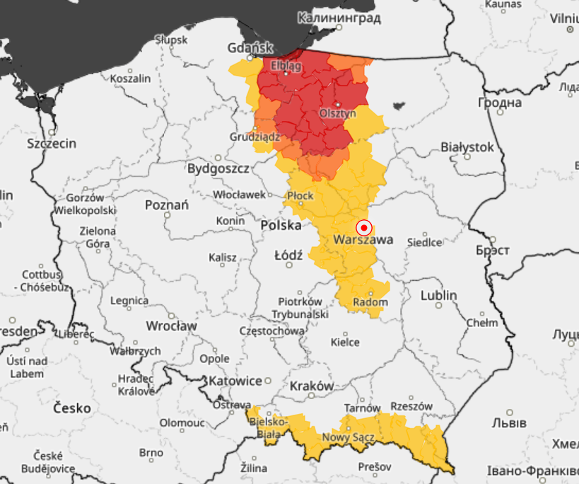 Opady śniegu