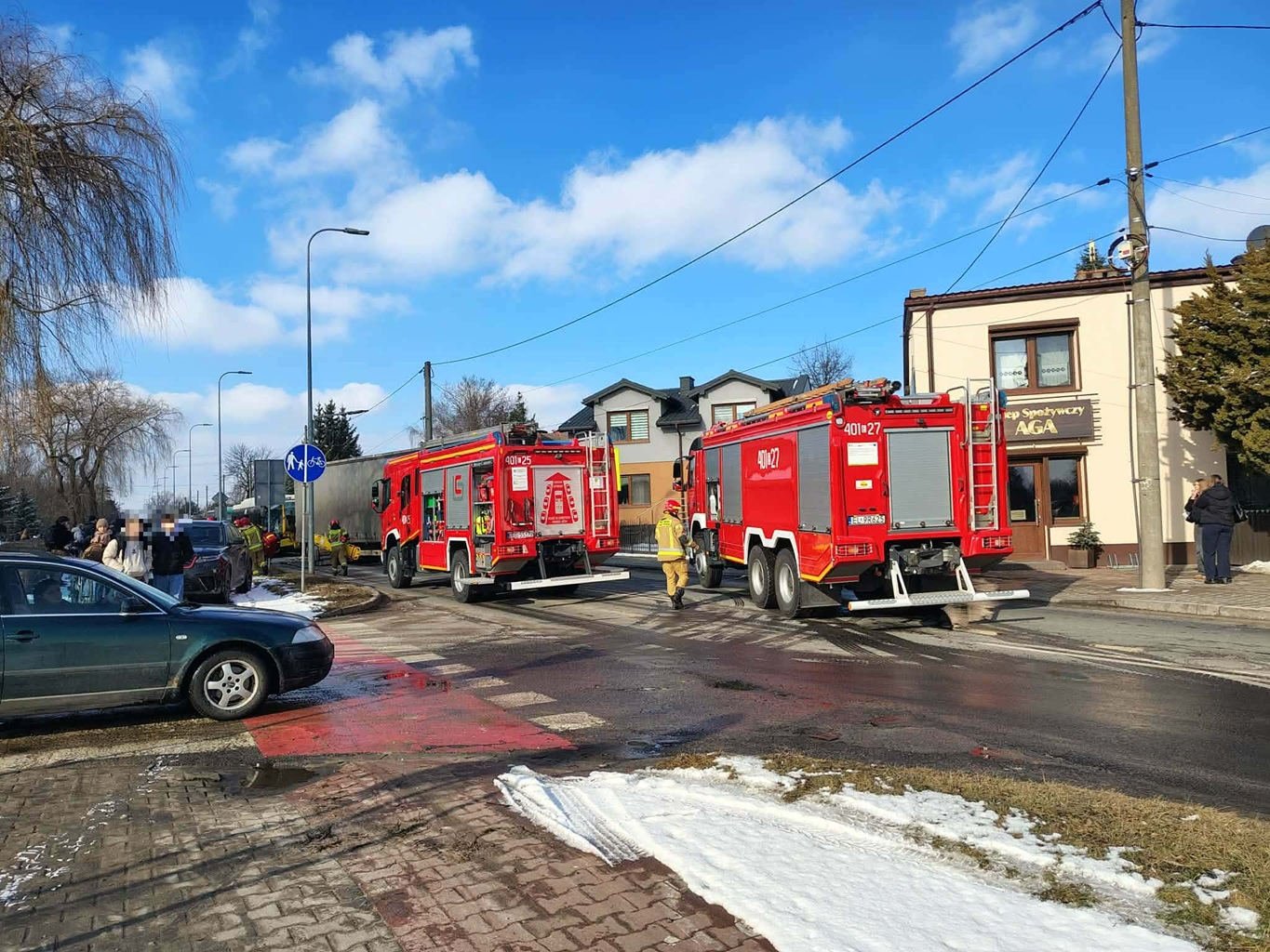 Karambol w Bełchatowie