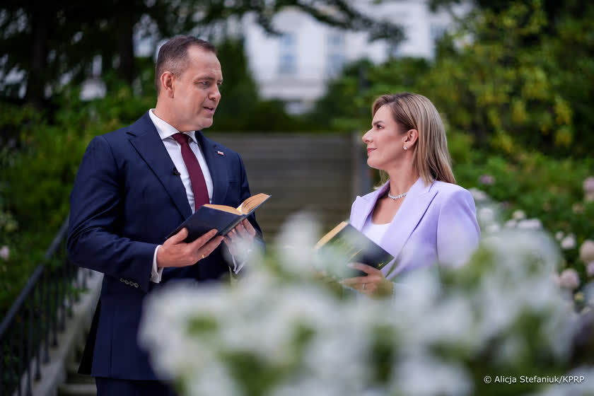 Karol Nawrocki i Marta Nawrocka 