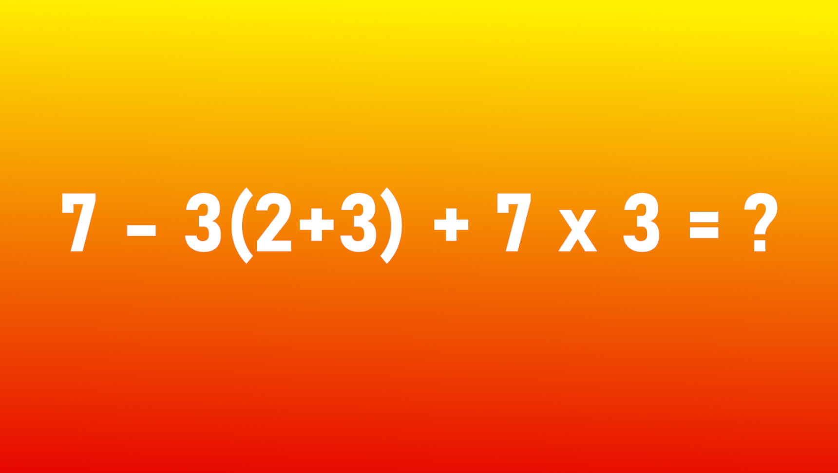 Matematyczne zadanie