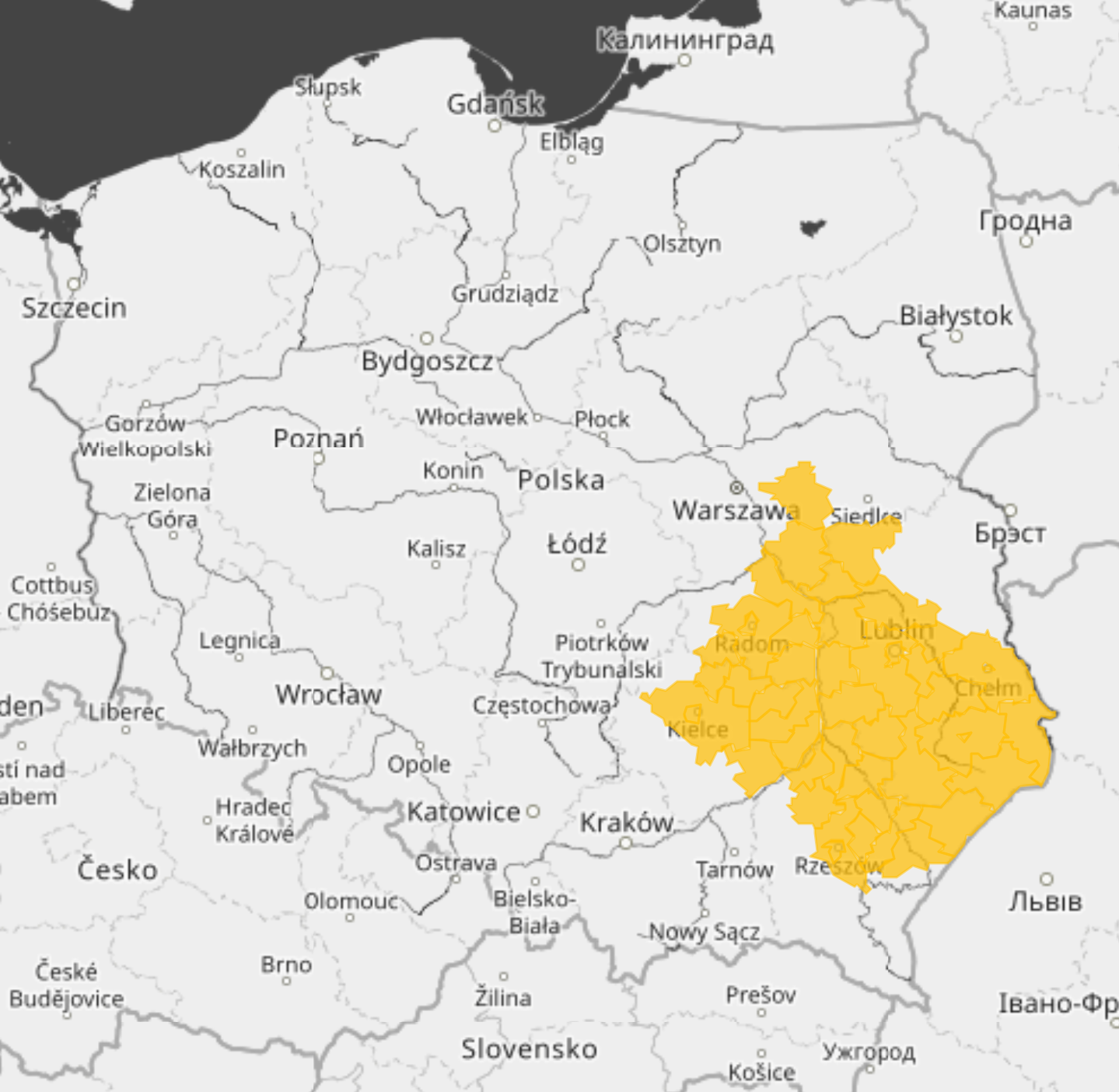 Ostrzeżenia IMGW