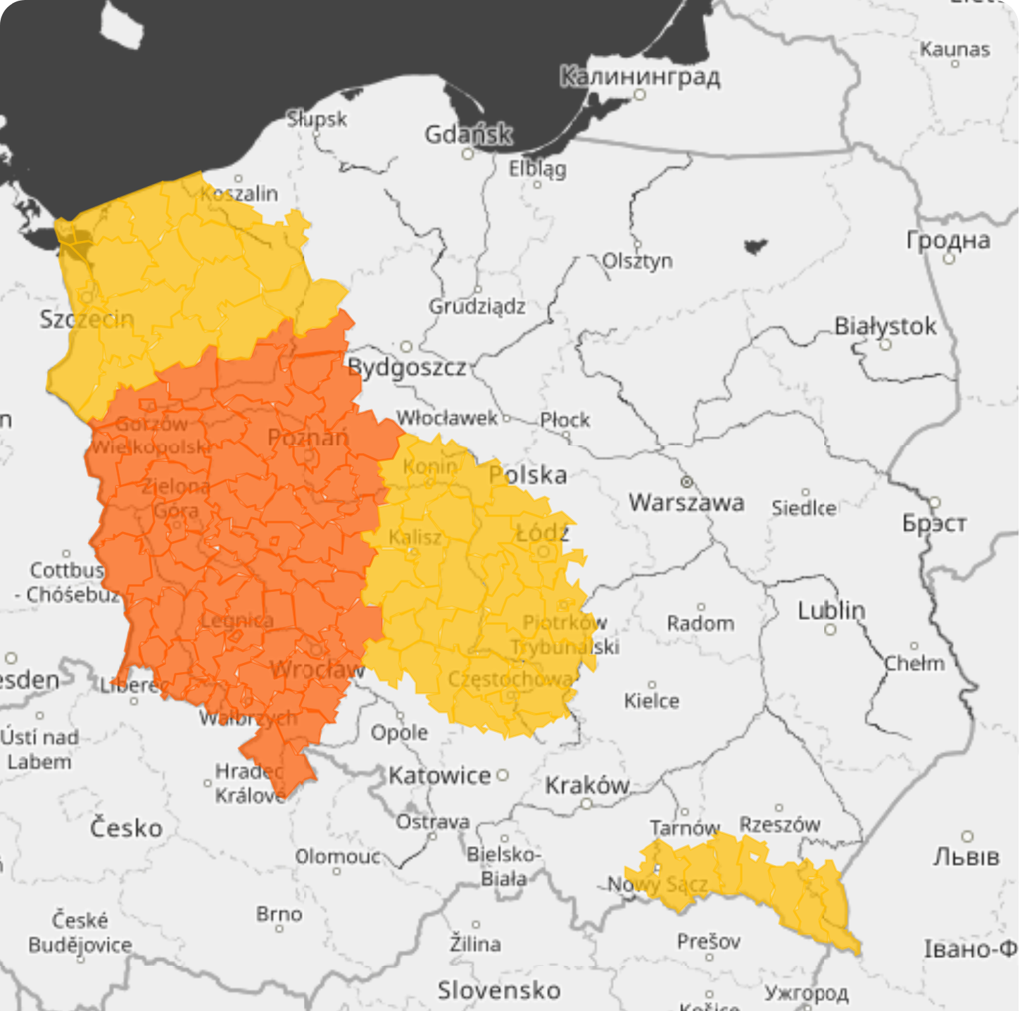 Ostrzeżenia IMGW