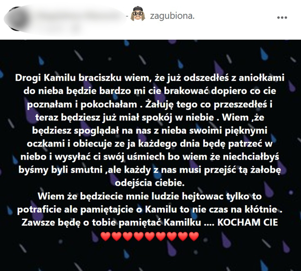 8-letni Kamil nie żyje
