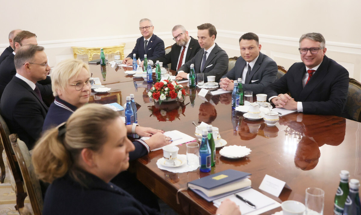 Spotkanie Andrzeja Dudy z liderami Konfederacji 