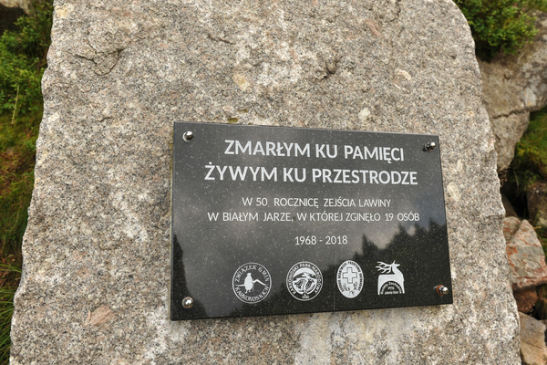 Tablica na szlaku