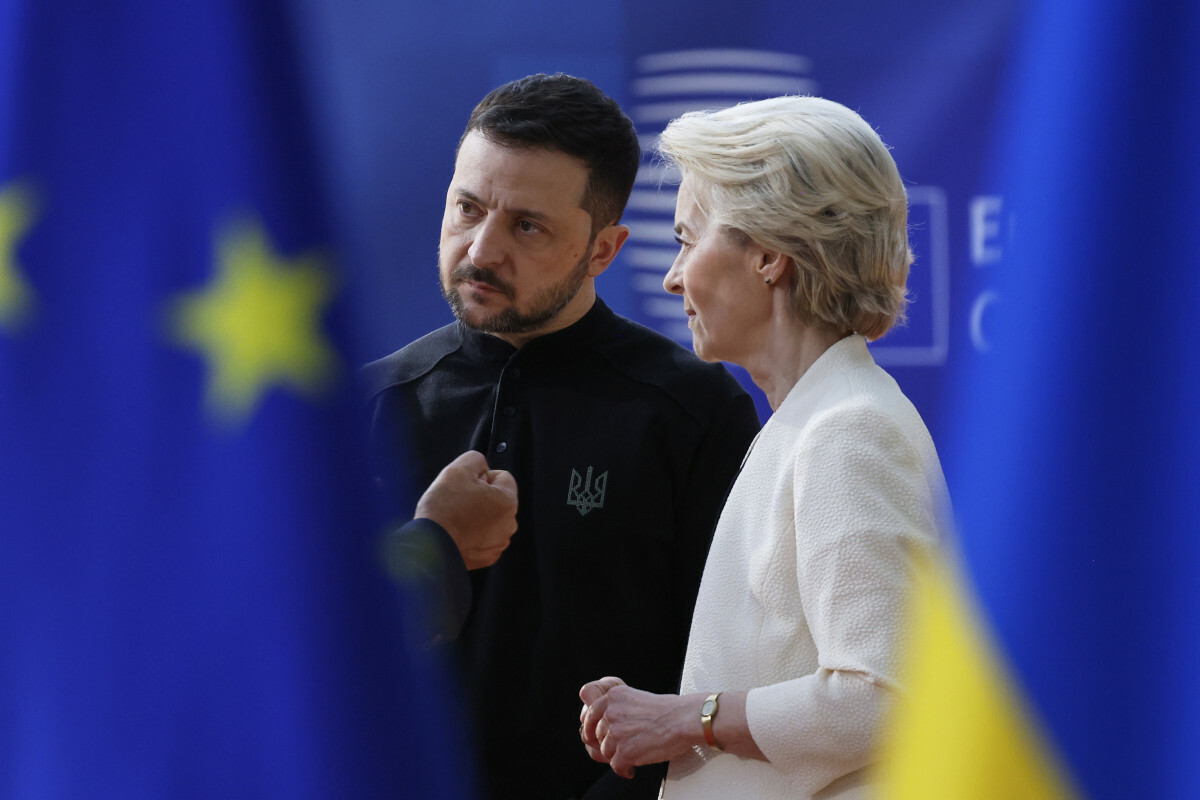 Zełenski i Ursula von der Leyen