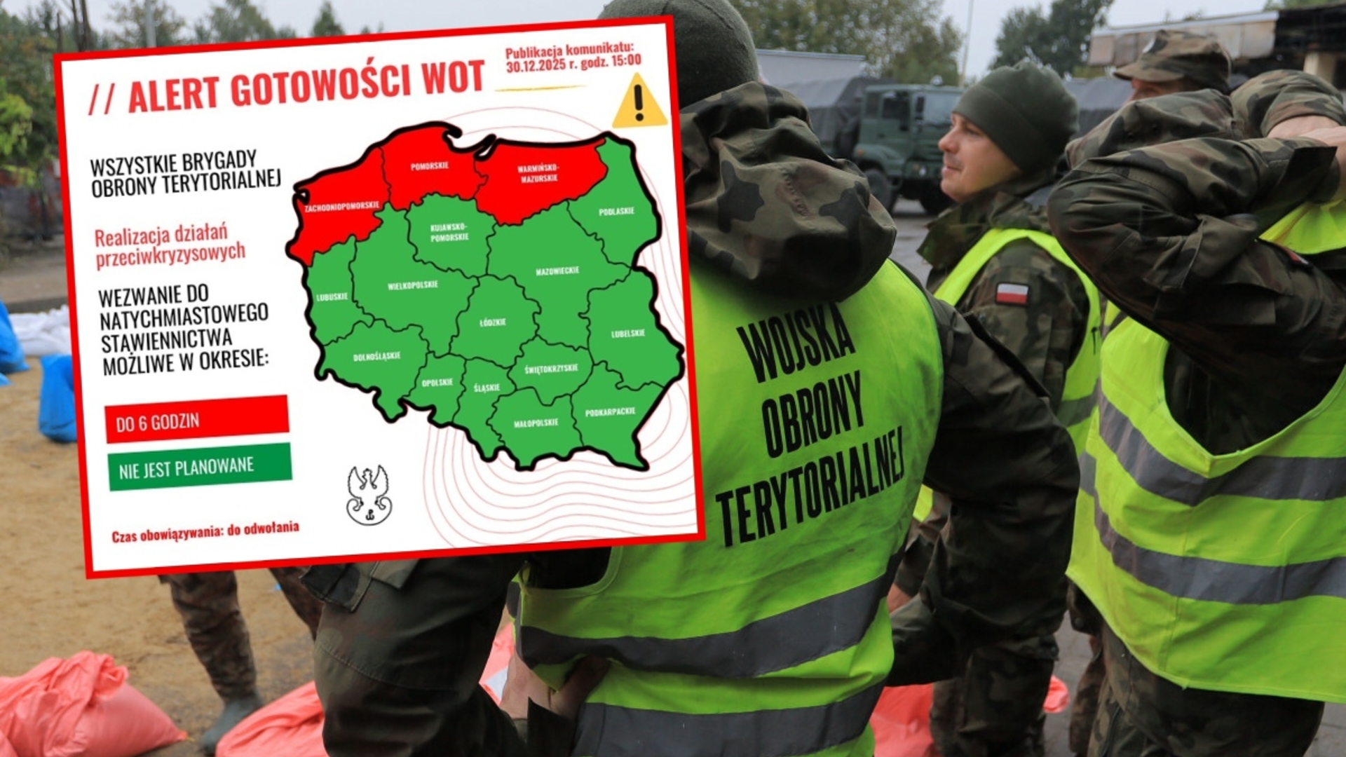 Alert gotowości WOT. Mnożą się kolejne ostrzeżenia pogodowe, szef MON ...