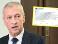 Jacek Dobrzyński. Wpis na X