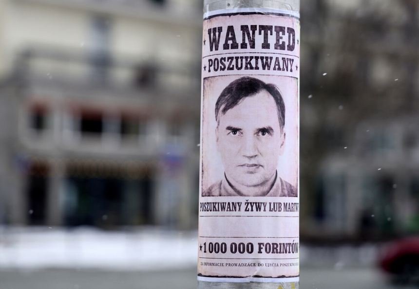 "List gończy" za Zbigniewem Ziobrą w Warszawie