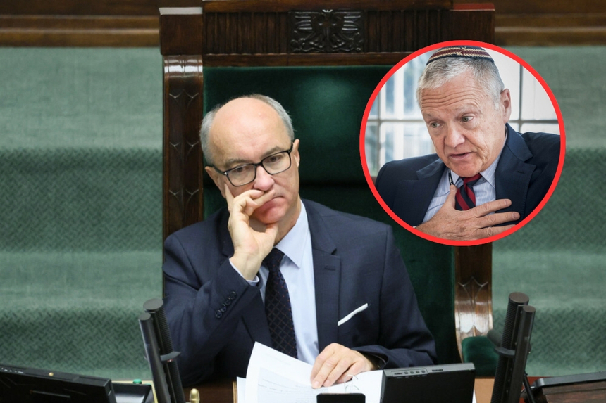 Włodzimierz Czarzasty i Tom Rose