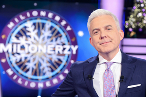 Hubert Urbański, prowadzący teleturniej "Milionerzy"