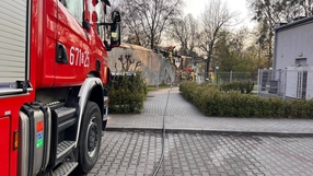 Tragiczny pożar mieszkania w Zabrzu. Strażacy znaleźli "zwęglone zwłoki" 