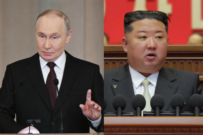 Putin, Kim Dzong Un