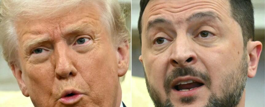 Donald Trump i Wołodymyr Zełenski