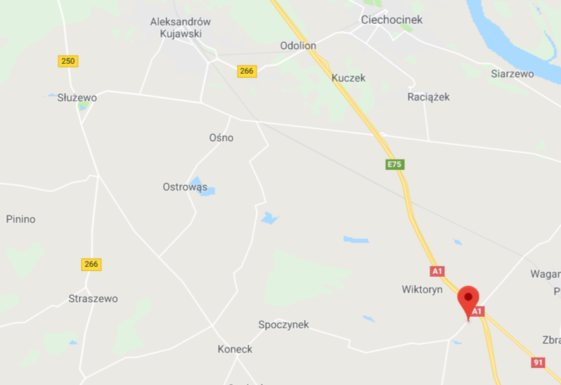 mapa-google-wypadek-a1