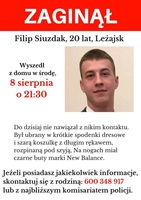 Zaginął Filip Siuzdak