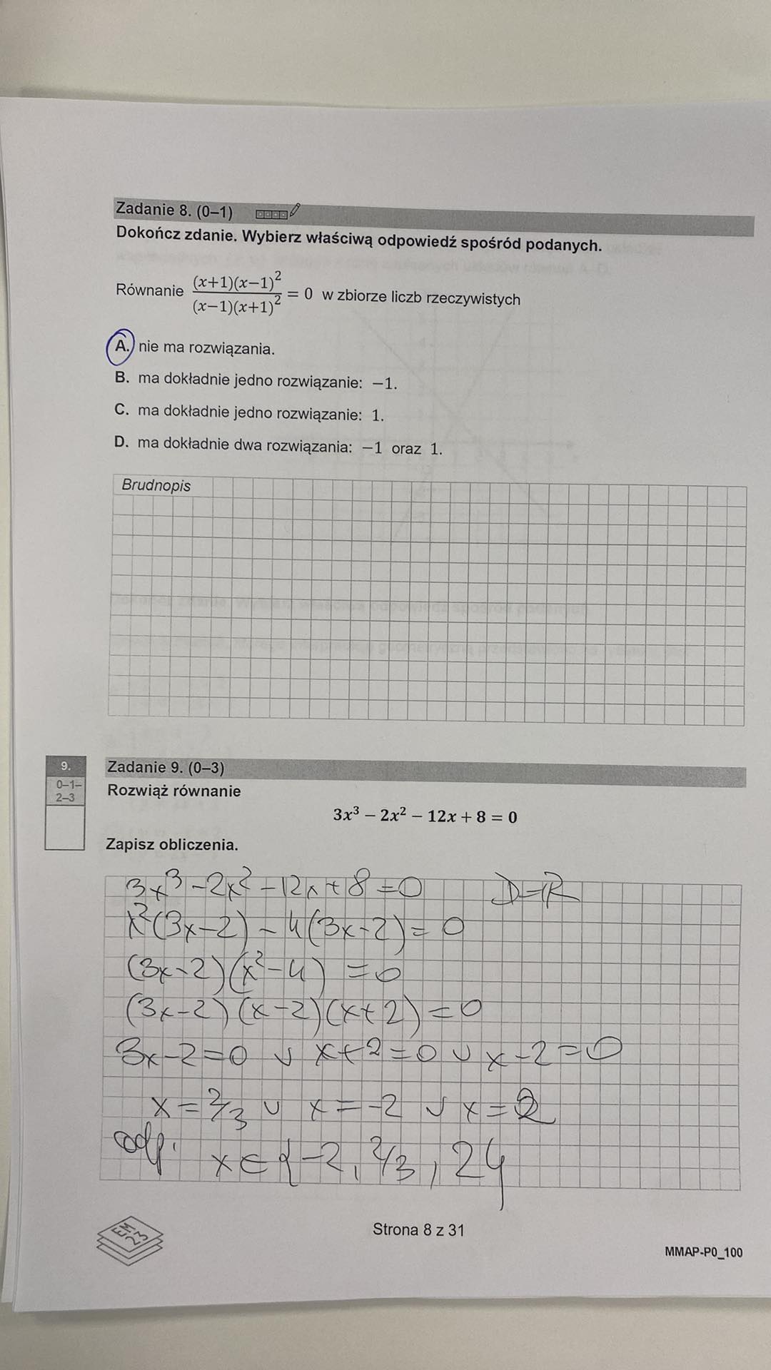 8 zadanie