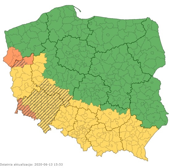 burze 13 czerwca
