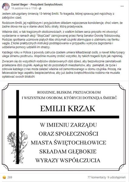 Daniel Beger - Prezydent Świętochłowic