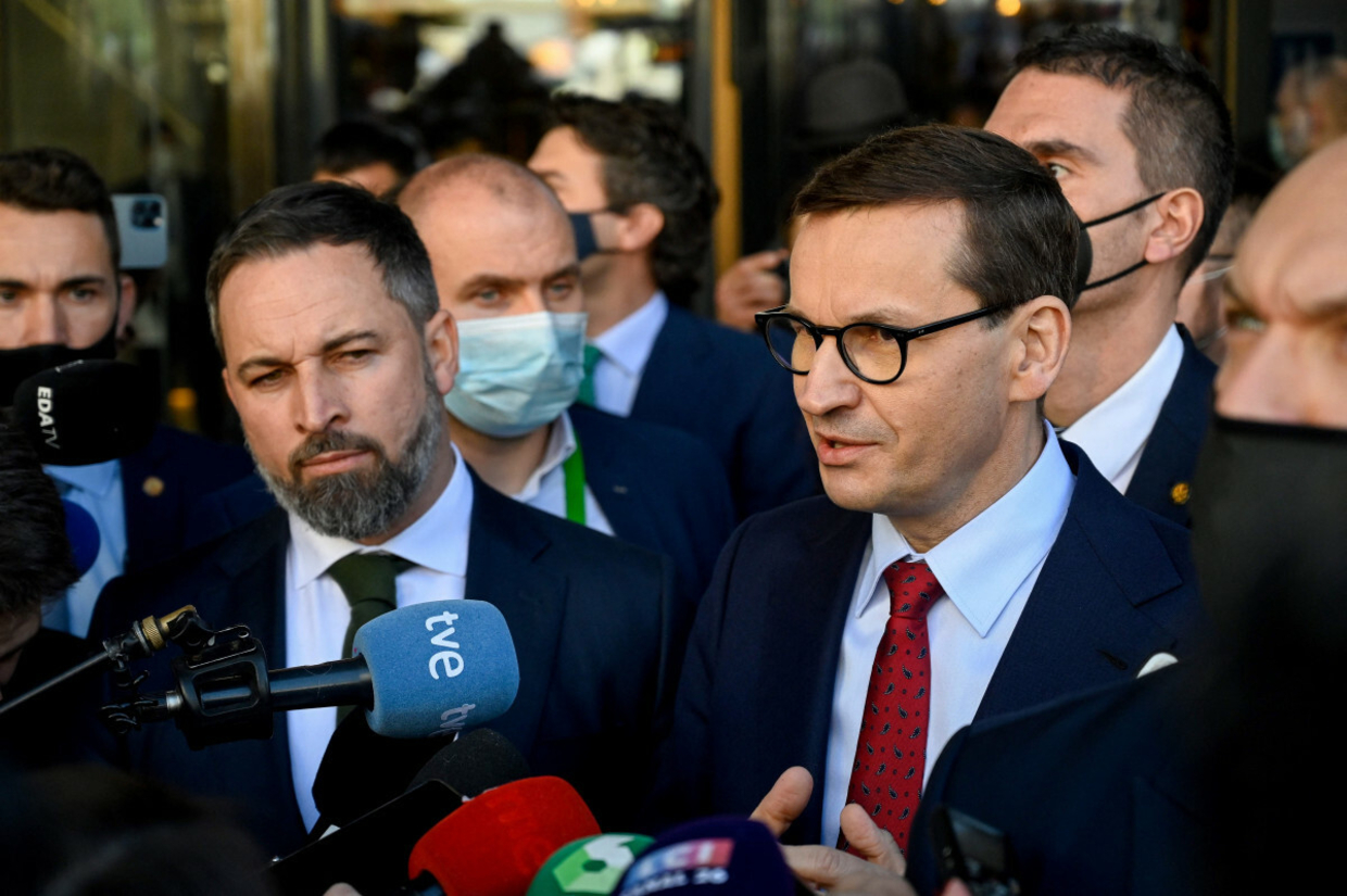 Santiago Abascal i Mateusz Morawiecki