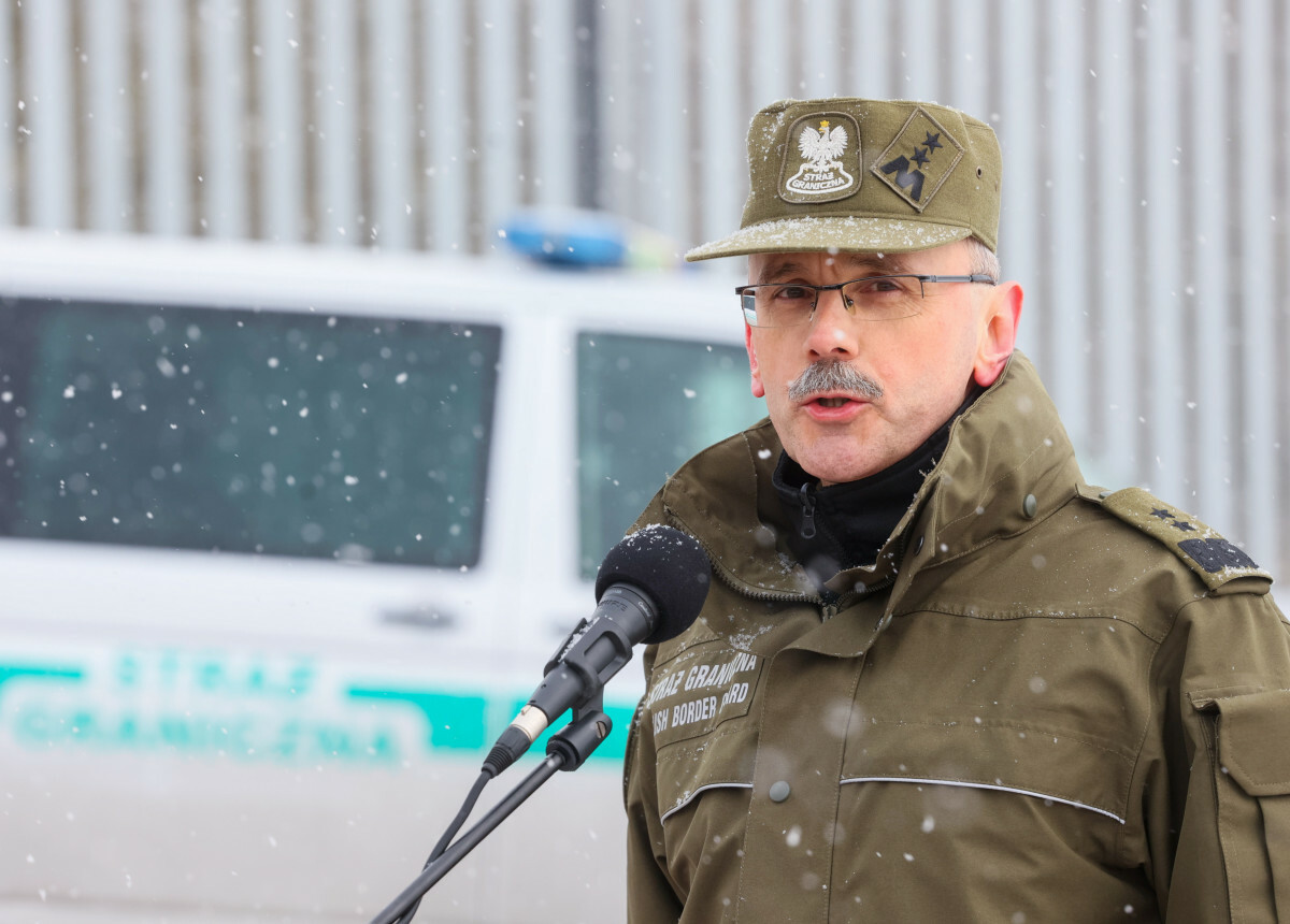 Komendant Główny Straży Granicznej gen. Tomasz Praga