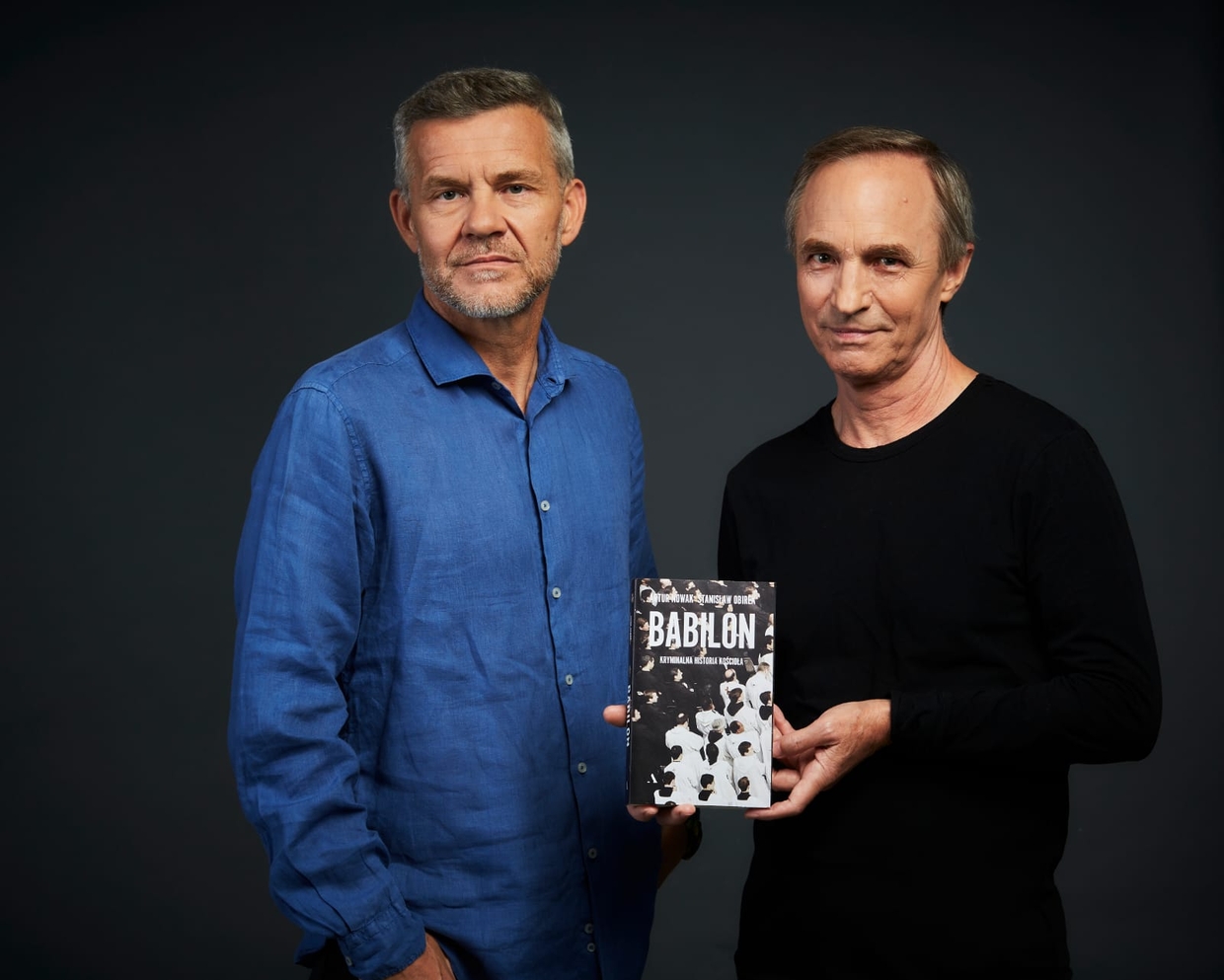 Artur Nowak i prof. Stanisław Obirek - autorzy książki "Babilon. Kryminalna historia kościoła"