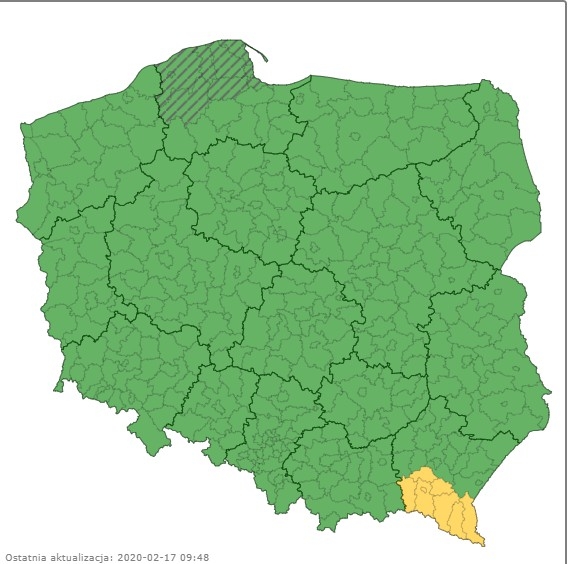imgw wiar bieszczady