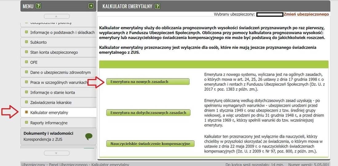 Kalkulator emerytalny