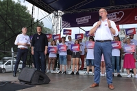 Manifestacja przeciw przemocy w Białymstoku