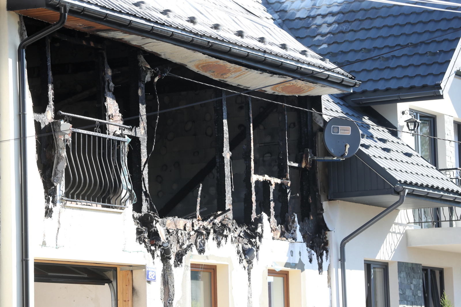 pożar w Nowej Białej