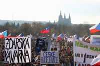 Protesty antyrządowe w Pradze