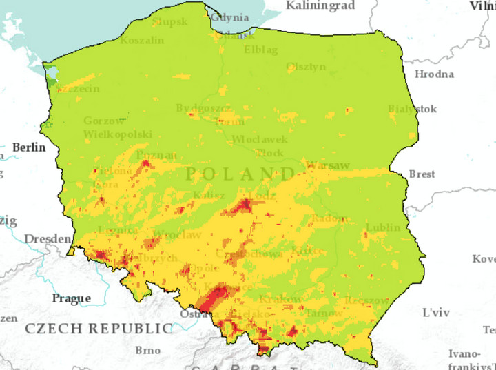 Smog Mapa