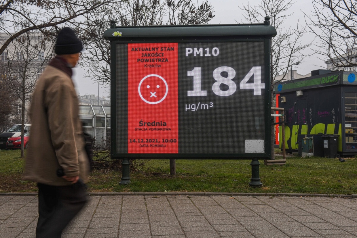 Pomiar stężenia pyłów PM10 w Krakowie