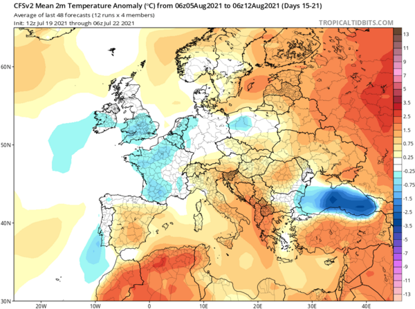 Średnia anomalia od 5.08.2021 do 12.08.2021