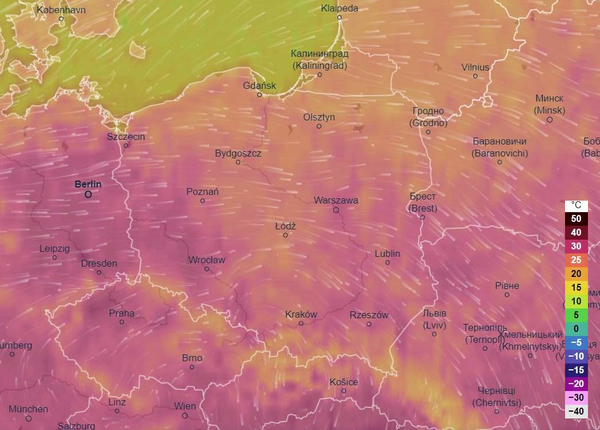 Temperatura w niedzielę (12.06), 5 cm nad ziemią