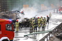Wypadek na S8. Spłonął tir, jedna osoba nie żyje