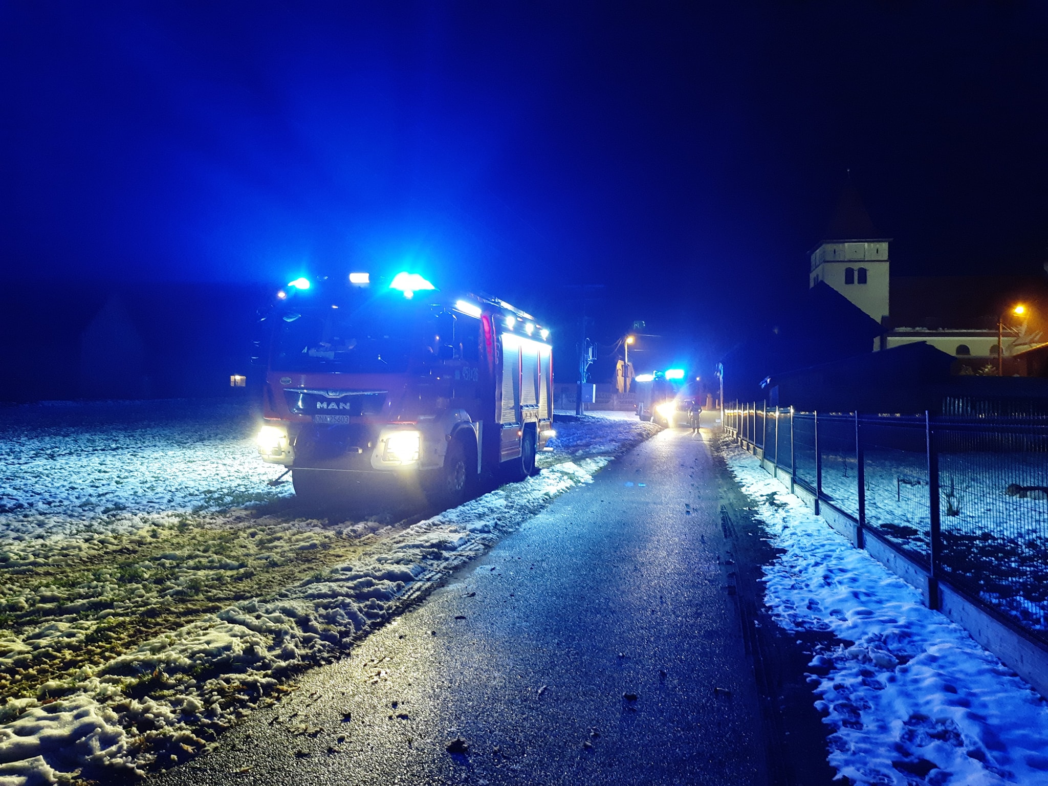 wypadek w miejscowości Włochy k. Namysłowa