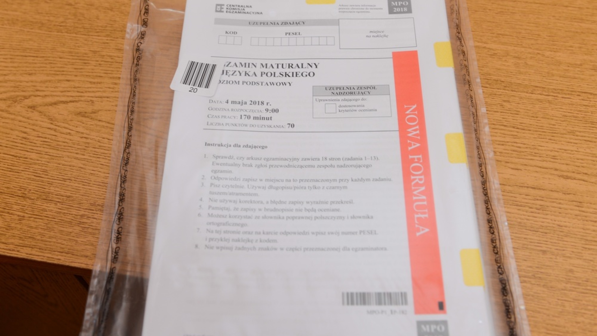 Matura 2019 - POLSKI: odpowiedzi i arkusz PDF [POZIOM PODSTAWOWY