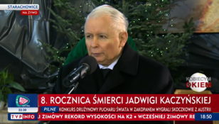 Jarosław Kaczyński bez maseczki