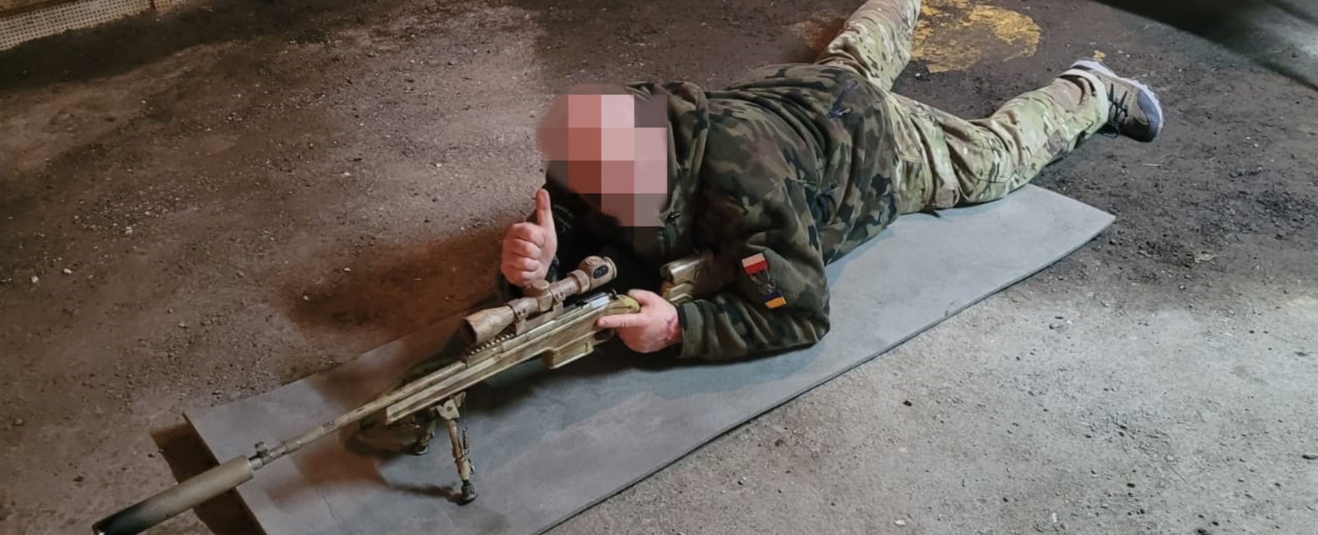 Polak walczący w Ukrainie